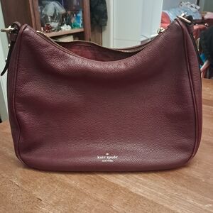 Kate Spade Burgundy Hobo Style Bag